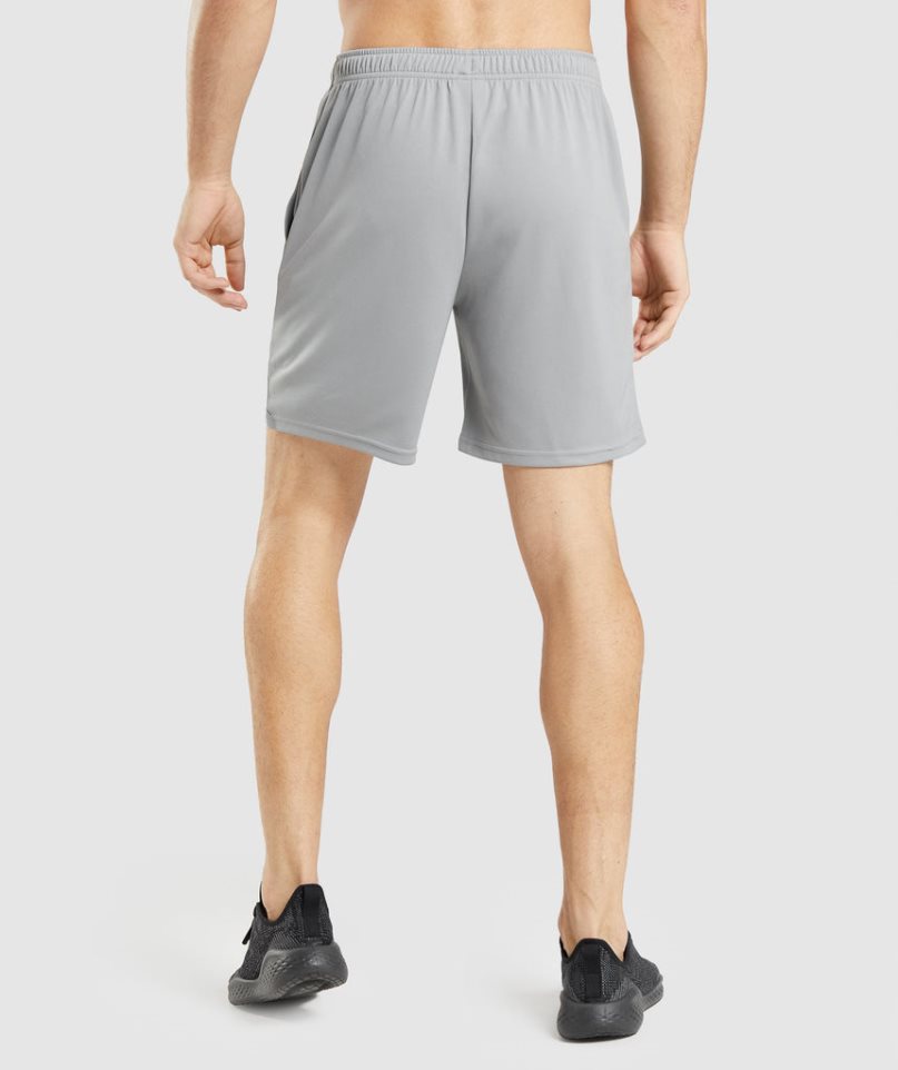 Men's Gymshark Arrival Knitted Shorts Grey | NZ 6YSJBP